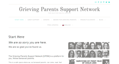 Desktop Screenshot of grievingparents.net